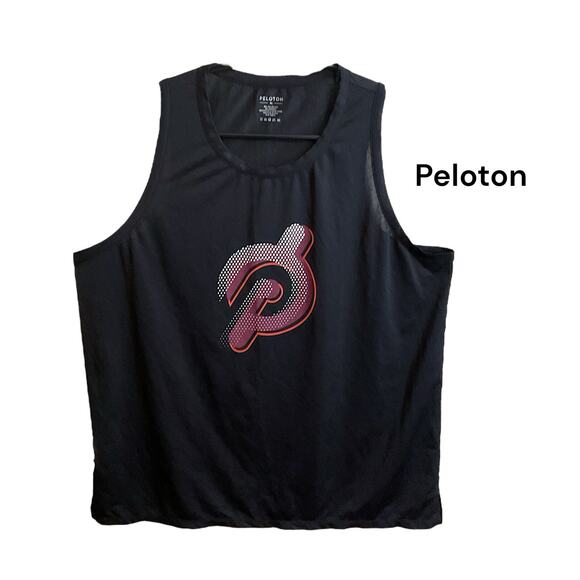 Peloton Muscle Tank Women's Size XL Side Slit Shirt Spin Work Out - Picture 4 of 8